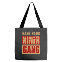 Bang Bang Niner Gang Football Cool Long Sleeve Tote Bags | Artistshot