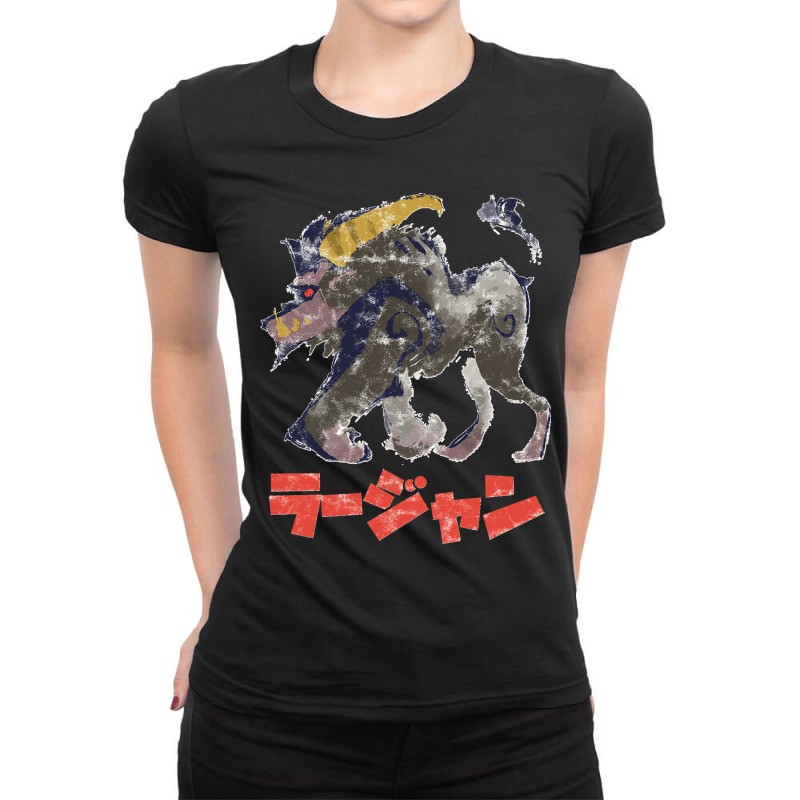 Monsters Hunters Rise Rajang Kanjis Ladies Fitted T-Shirt by LUISRTORRES | Artistshot