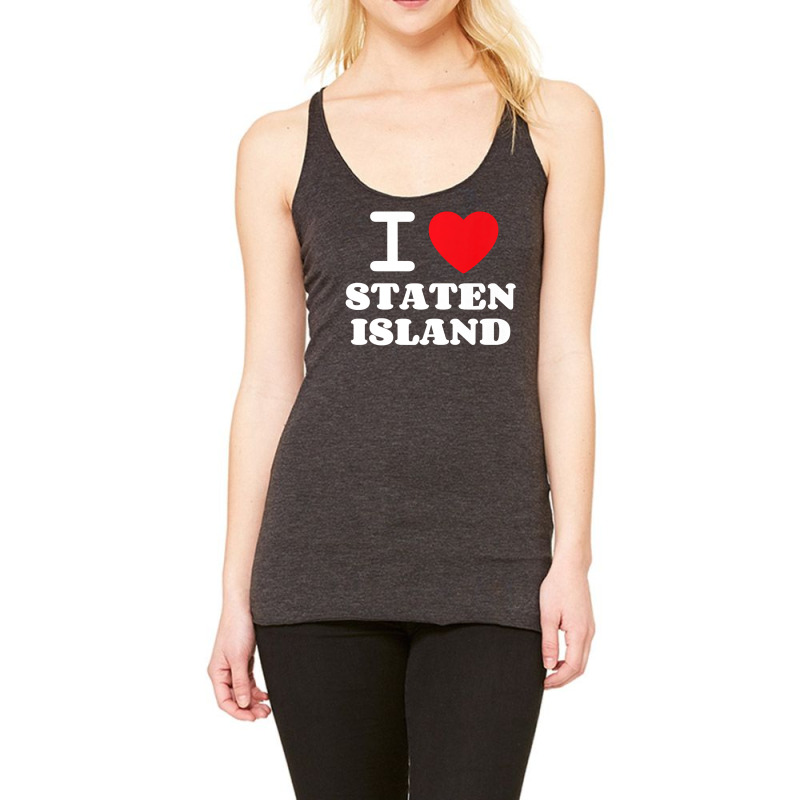 I Love Staten Island Premium Racerback Tank by WZ90 | Artistshot