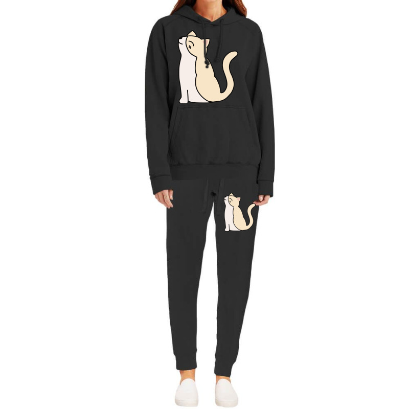 Cat Sitting Hoodie & Jogger set by Morspective | Artistshot