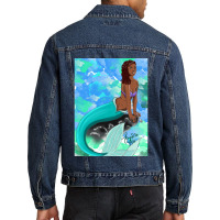 Young Mermaid Excellence Men Denim Jacket | Artistshot