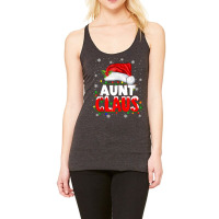 Aunt Claus Christmas 2022 Family Matching Pajama Xmas Light Tank Top Racerback Tank | Artistshot