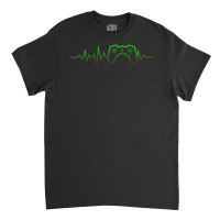 Gamer Heartbeat Video Game Lover S Classic T-shirt | Artistshot