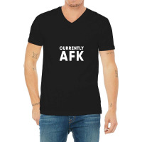 Funny Computer Gamer Afk Away From Keyboard V-neck Tee | Artistshot