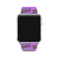 Great Dads Get Promoted To Papa Apple Watch Band | Artistshot