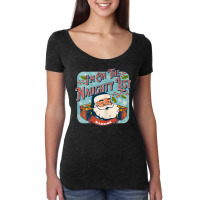 Daphne Christmas Naughty List Funny Santa Xmas Holiday Women's Triblend Scoop T-shirt | Artistshot