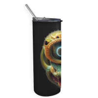 Serpentine Water A Monster Huge Eyes Halloween Mythical Skinny Tumbler | Artistshot