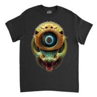 Serpentine Water A Monster Huge Eyes Halloween Mythical Classic T-shirt | Artistshot