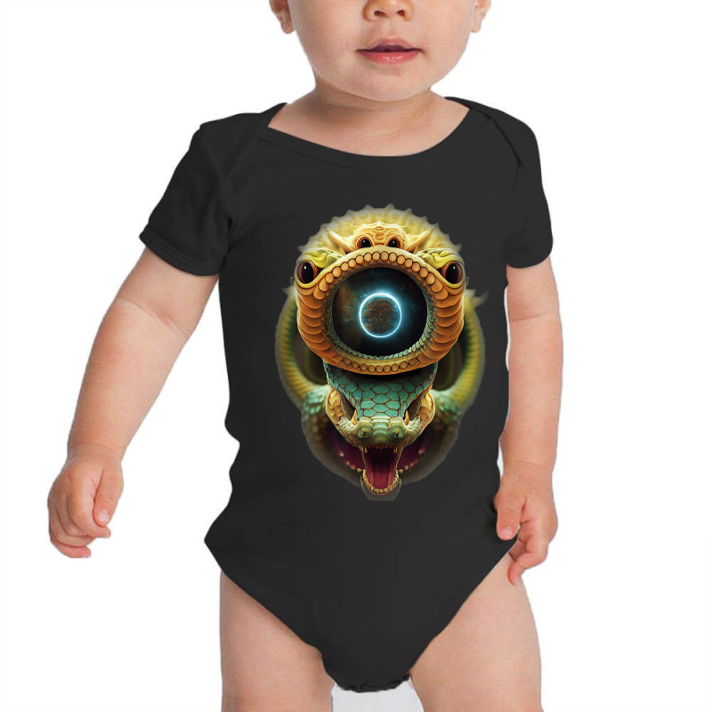 Serpentine Water A Monster Huge Eyes Halloween Mythical Baby Bodysuit | Artistshot