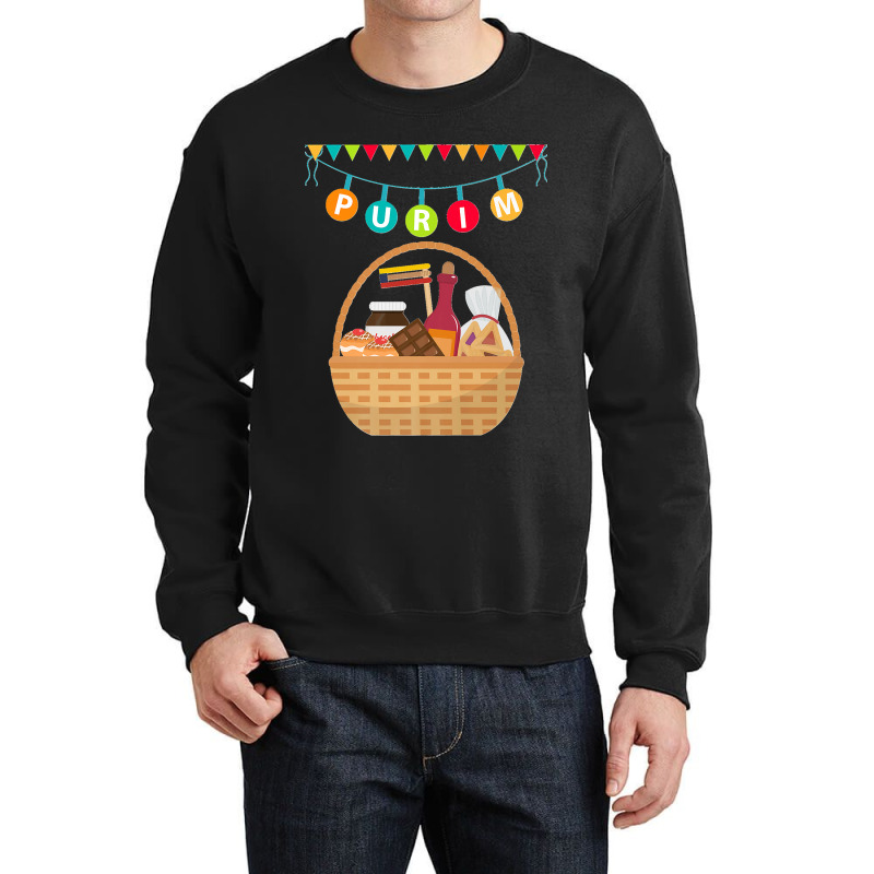 Happy Purim Star Of David Jewish Costume Premium Crewneck Sweatshirt | Artistshot