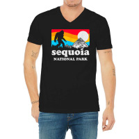 Sequoia National Park Love To Visit American National Parks V-neck Tee | Artistshot