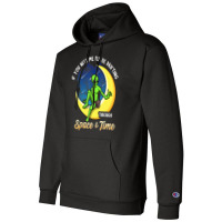 Alien Outer Space Time Travel Outerspace Ufo Aliens Champion Hoodie | Artistshot