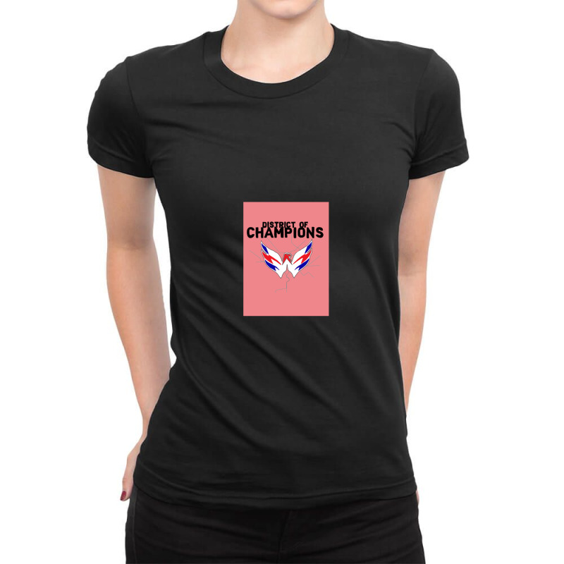 District Of Champions Ladies Fitted T-Shirt by TinaJosey | Artistshot