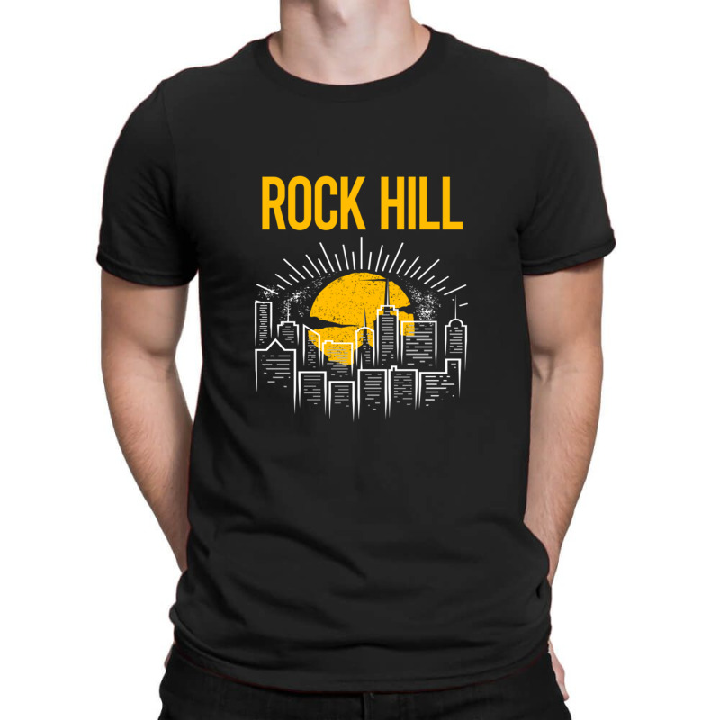 Yellow Moon Rock Hill T-shirt | Artistshot