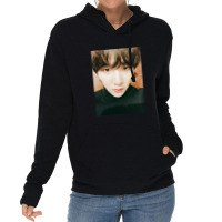 Yoongi Selca Lightweight Hoodie | Artistshot