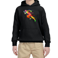 Sprinter Track And Field Runner Running Marathon Youth Hoodie | Artistshot