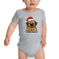 Anatolian Shepherd Dog Christmas Santa Hat Matching Family Long Sleeve Baby Bodysuit | Artistshot