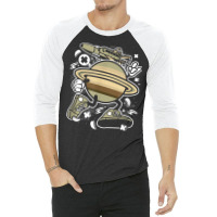 Funny Science Space Planet Pluto 3/4 Sleeve Shirt | Artistshot