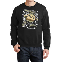 Funny Science Space Planet Pluto Crewneck Sweatshirt | Artistshot