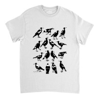 Magpies - Australian Native Birds (choose Preferred Colour And Style) Classic T-shirt | Artistshot