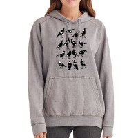 Magpies - Australian Native Birds (choose Preferred Colour And Style) Vintage Hoodie | Artistshot