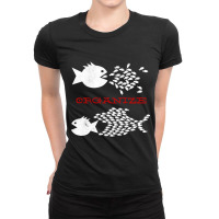 Organizer Fish Ladies Fitted T-shirt | Artistshot