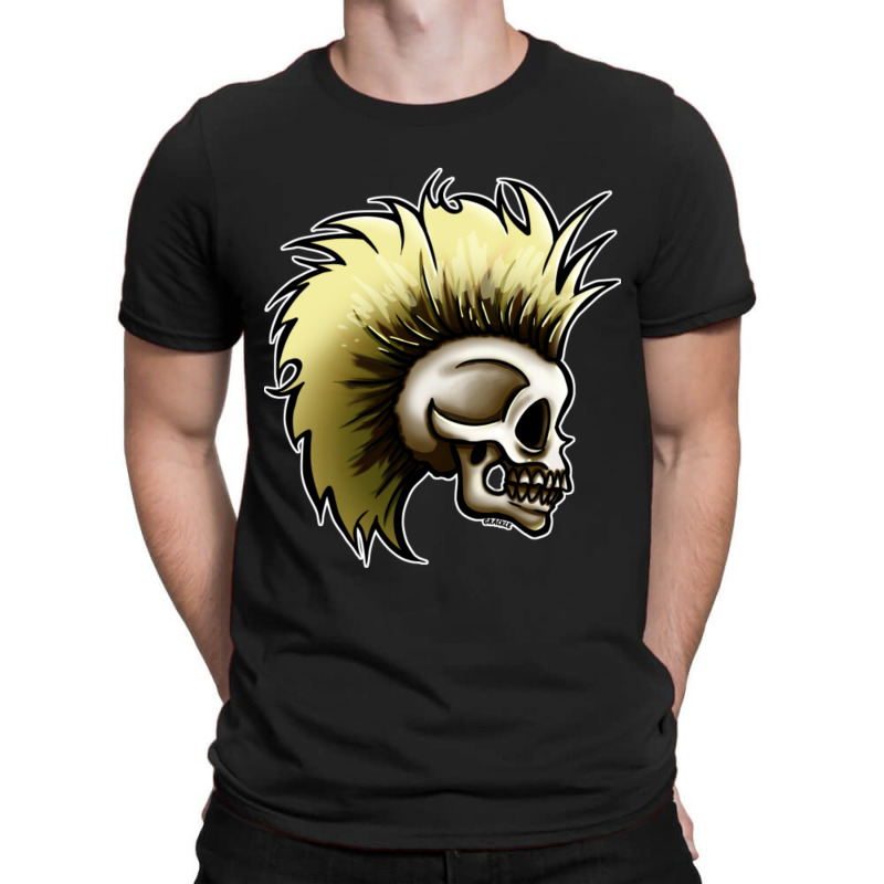 Punk Skull (bleach Blonde Version) T-shirt | Artistshot