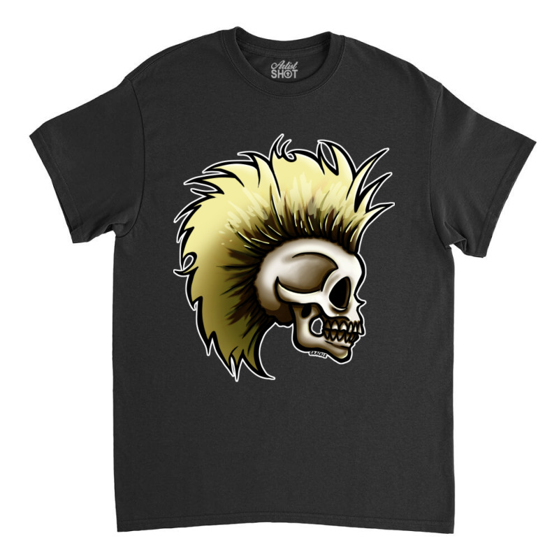 Punk Skull (bleach Blonde Version) Classic T-shirt | Artistshot