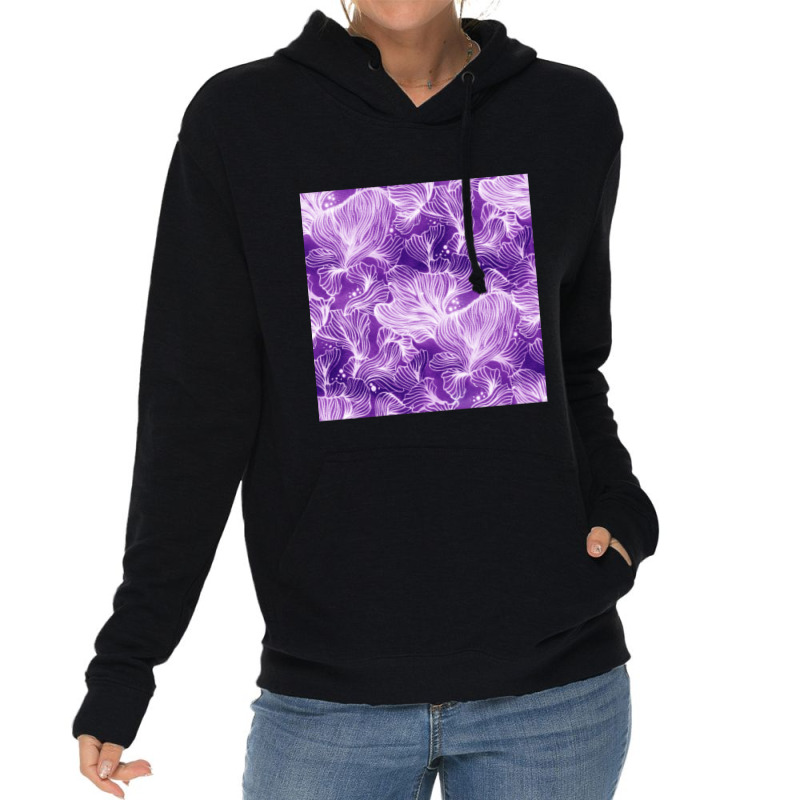 Purple Shibori Corals Lightweight Hoodie | Artistshot