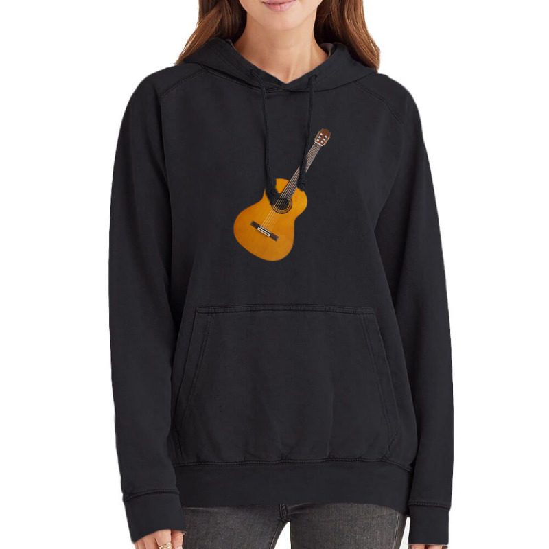 Vintage Guitar Instrument Vintage Hoodie by KristieDavis | Artistshot