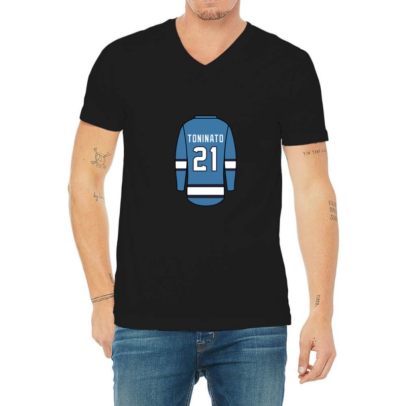 Dominic Toninato Alternate Jersey V-Neck Tee by RoxannUhlich | Artistshot