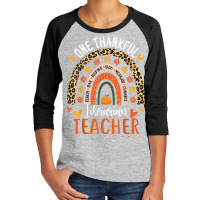 Thankful Librarian Teacher Thanksgiving Library Read Teacher Youth 3/4 Sleeve | Artistshot