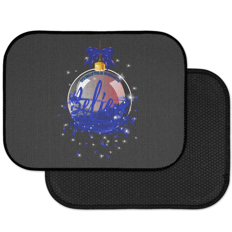 Syringomyelia Fighter Syringomyelia Awareness - Believe Ornament Chris Rear Car Mat | Artistshot