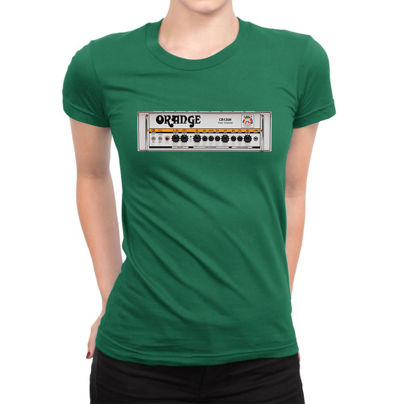 Orange Radio Speaker Ladies Fitted T-Shirt by ciko prasetyawan | Artistshot