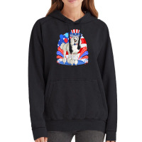 Poodle Dog Standard Poodle Dog Merica 4th Of July American 284 Vintage Hoodie | Artistshot