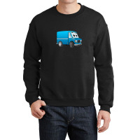 Blue Mini Van Cartoon Crewneck Sweatshirt | Artistshot