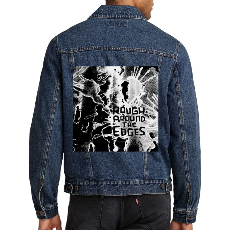 Rough Around The Edges Bleach Dye Grunge Men Denim Jacket | Artistshot