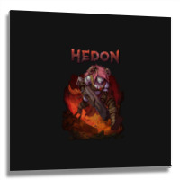 Hedon Original Cover Art (clothing Splash) Metal Print Square | Artistshot