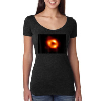 First Image Of Black Hole In Our Milky Way Galaxy 2022 Women's Triblend Scoop T-shirt | Artistshot