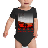 Red Mars Planet National Park Vintage Space Exploration Baby Bodysuit | Artistshot