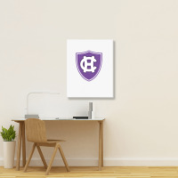 Holy Cross Crusaders Portrait Canvas Print | Artistshot