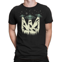 Ufo Abduction Dinosaur Lover Unidentified Flying Object T-shirt | Artistshot