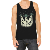 Ufo Abduction Dinosaur Lover Unidentified Flying Object Tank Top | Artistshot