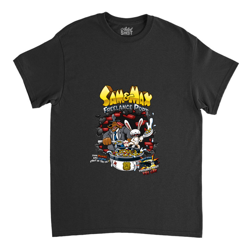 Sam & Max Freelance Pops Classic T-shirt by JolenePender | Artistshot