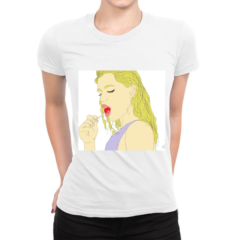 Bitter Cari Fletcher Ladies Fitted T-Shirt by cm-arts | Artistshot