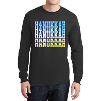 Happy Hanukkah Tie Dye Chanukkah Jewish Holiday Long Sleeve T Shirt Long Sleeve Shirts | Artistshot