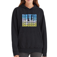 Happy Hanukkah Tie Dye Chanukkah Jewish Holiday Long Sleeve T Shirt Vintage Hoodie | Artistshot