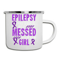 Epilepsy Warrior Day Epileptic Girl Purple Survivor Advocate Camper Cup | Artistshot