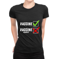 Stop The Vaccine Mandate Ladies Fitted T-shirt | Artistshot