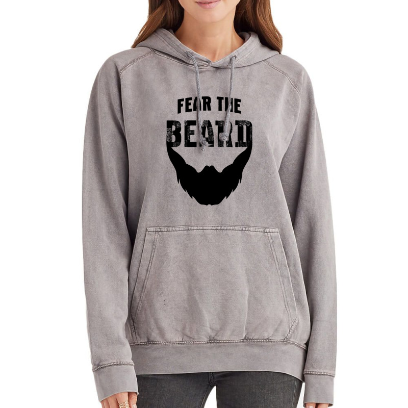 Fear The Beard Shirt Vintage Hoodie by kynekel | Artistshot